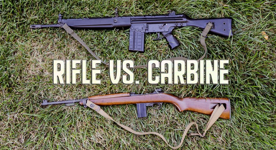 What is Difference between a carbine and rifle?